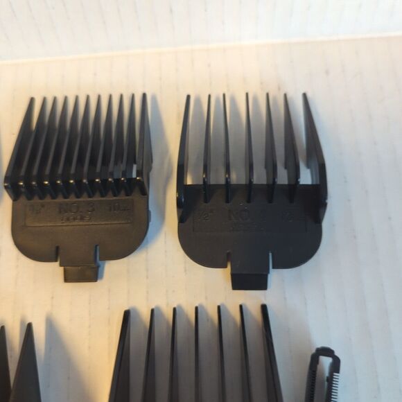 Andis Speed Master Genuine Combs Attachments Lot Of 9 Blade Clipper - Picture 4 of 7
